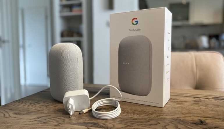Verbinding maken met Google Nest Audio