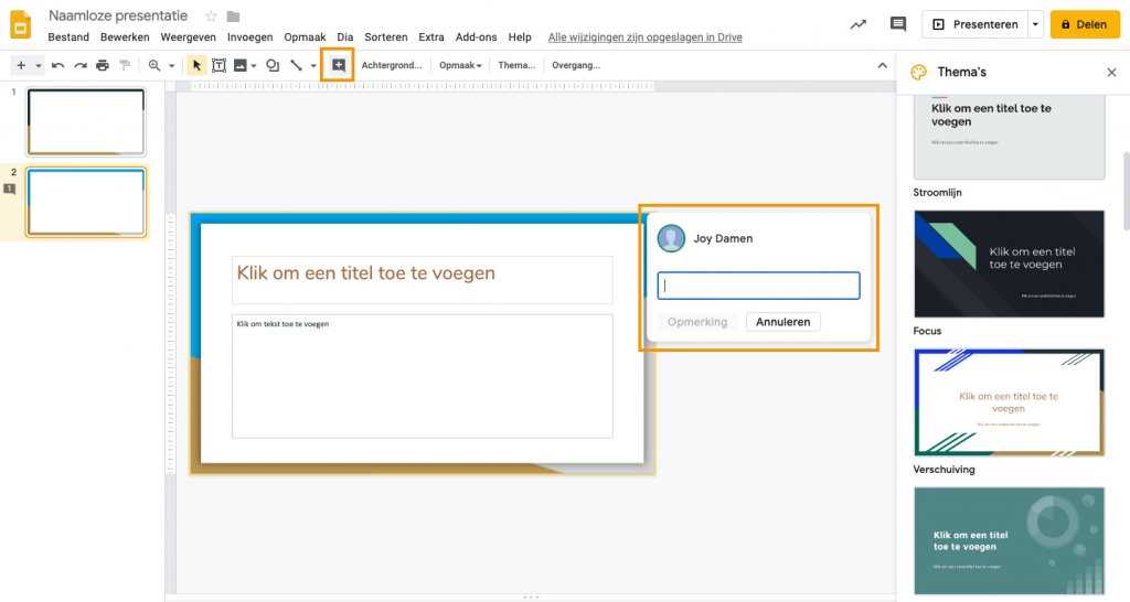 Hoe kan Google Presentatie naar geadresseerde zenden met audio