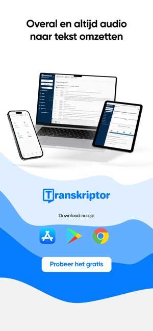 Een gratis app vinden om audio om te zetten naar tekst